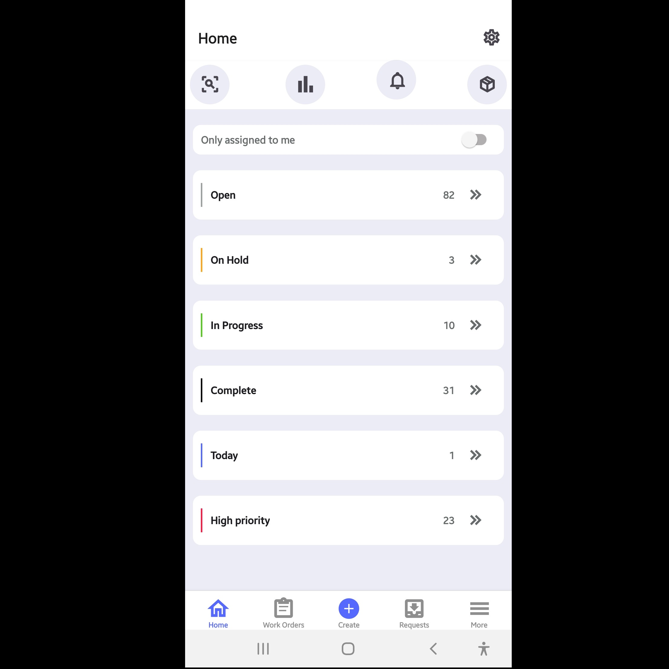 screenshot of Atlas CMMS